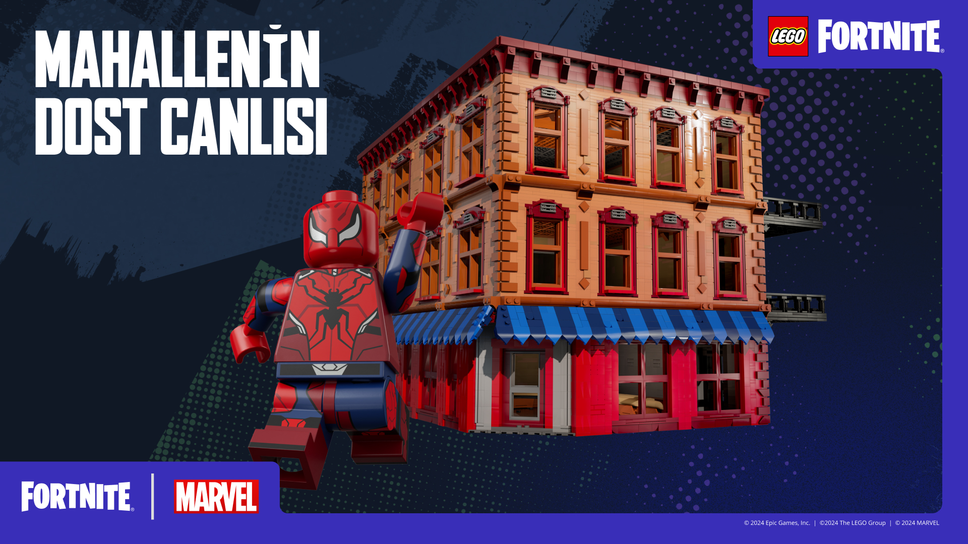 Friendly Neighborhood Marvel Build Lego Fortnite TR