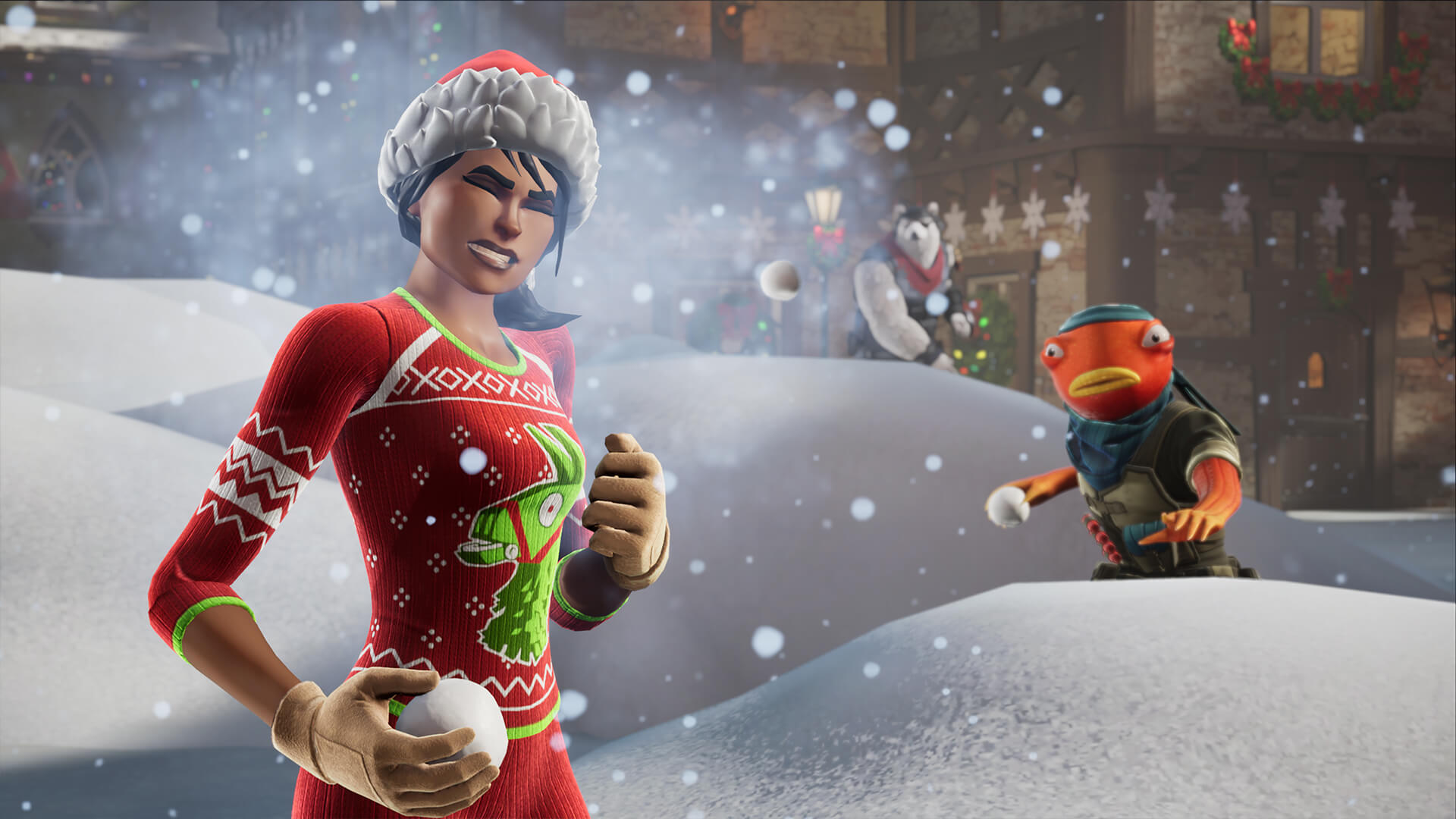 Frosty Fortnite Snowball Fight By Ritual