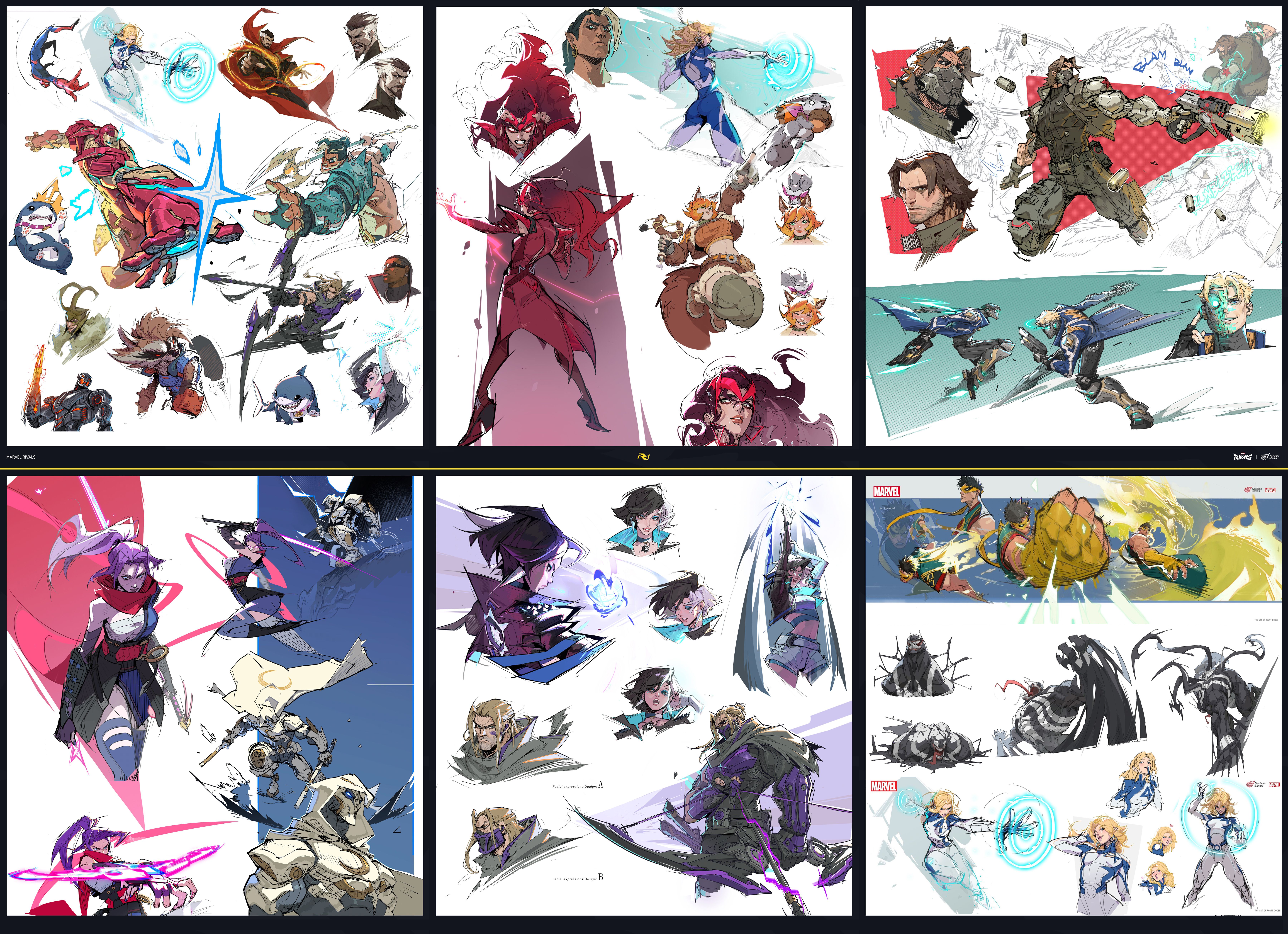 Game Maker's Sketchbook 2025 Marvel Rivals 1