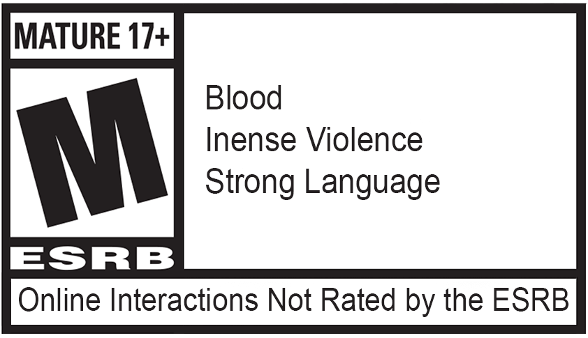 Calificación del juego: MATURE 17+