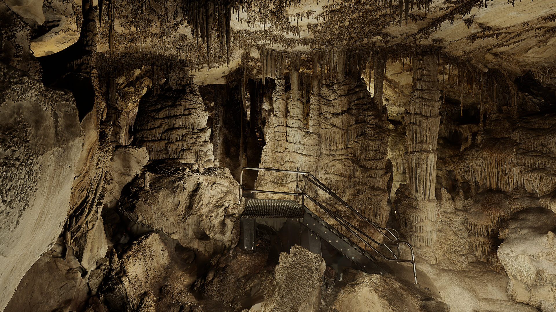 Exploring the stunning caves of the National Park Service in real