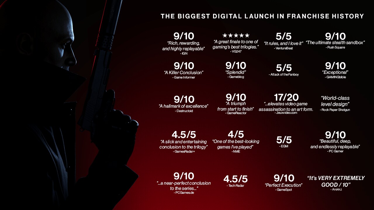 Buy now Hitman 3 on Epic Games Store