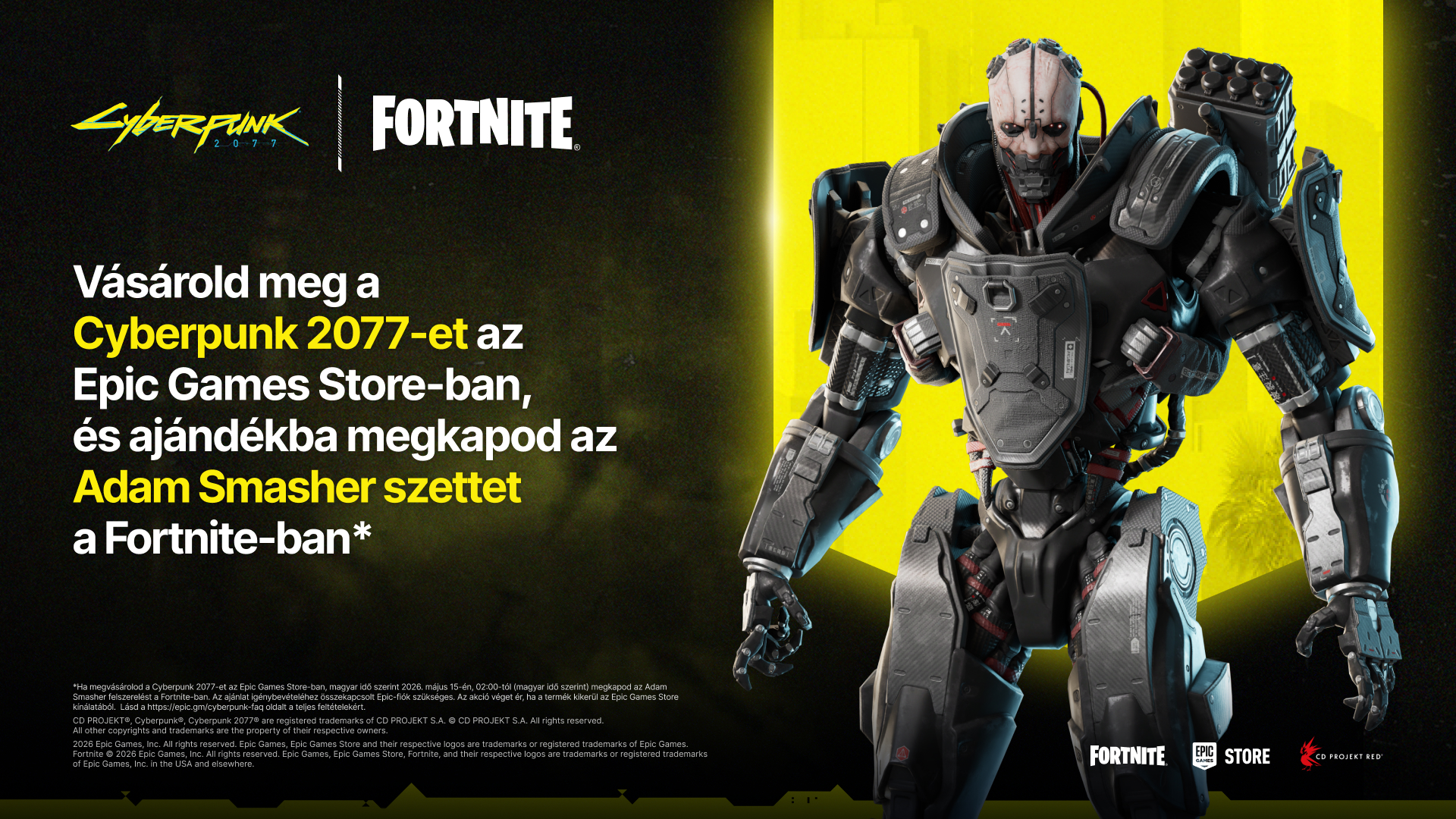 Play Cyberpunk 2077 on Epic Games Store