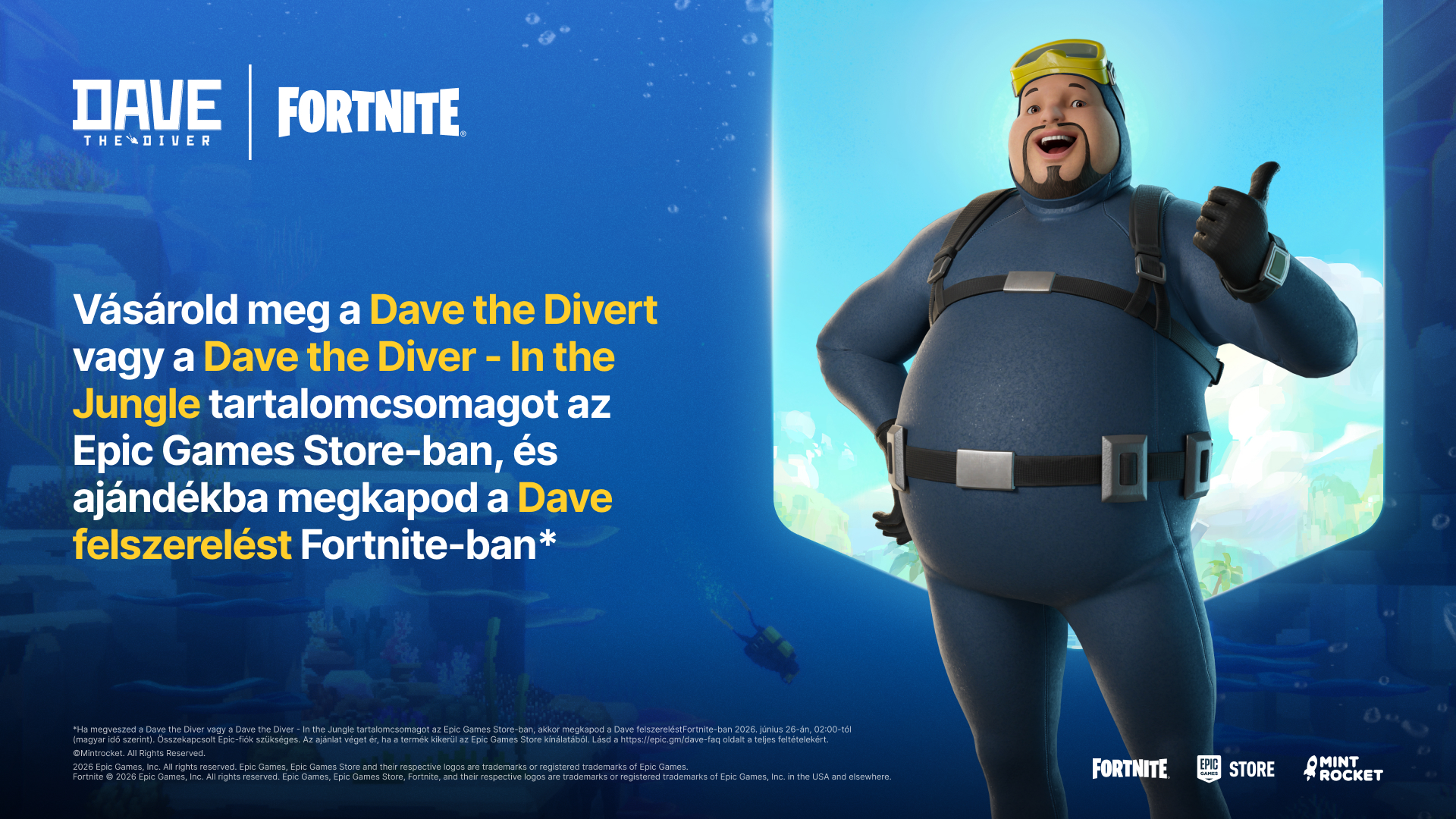 Play Dave the Diver on Epic Games Store