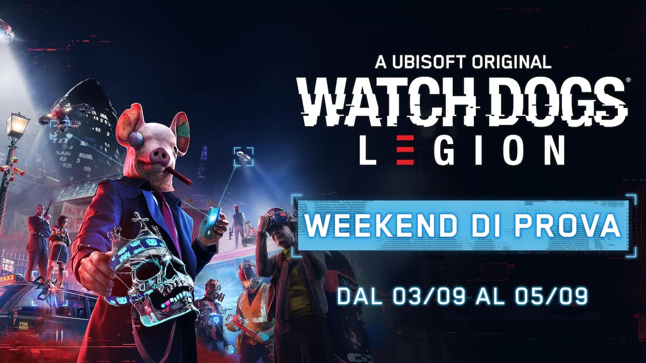 Weekend di prova gratuita di Watch Dogs: Legion