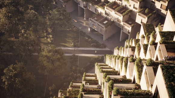 Hillside: Habitat 67 の新バージョンを探索 - Unreal Engine