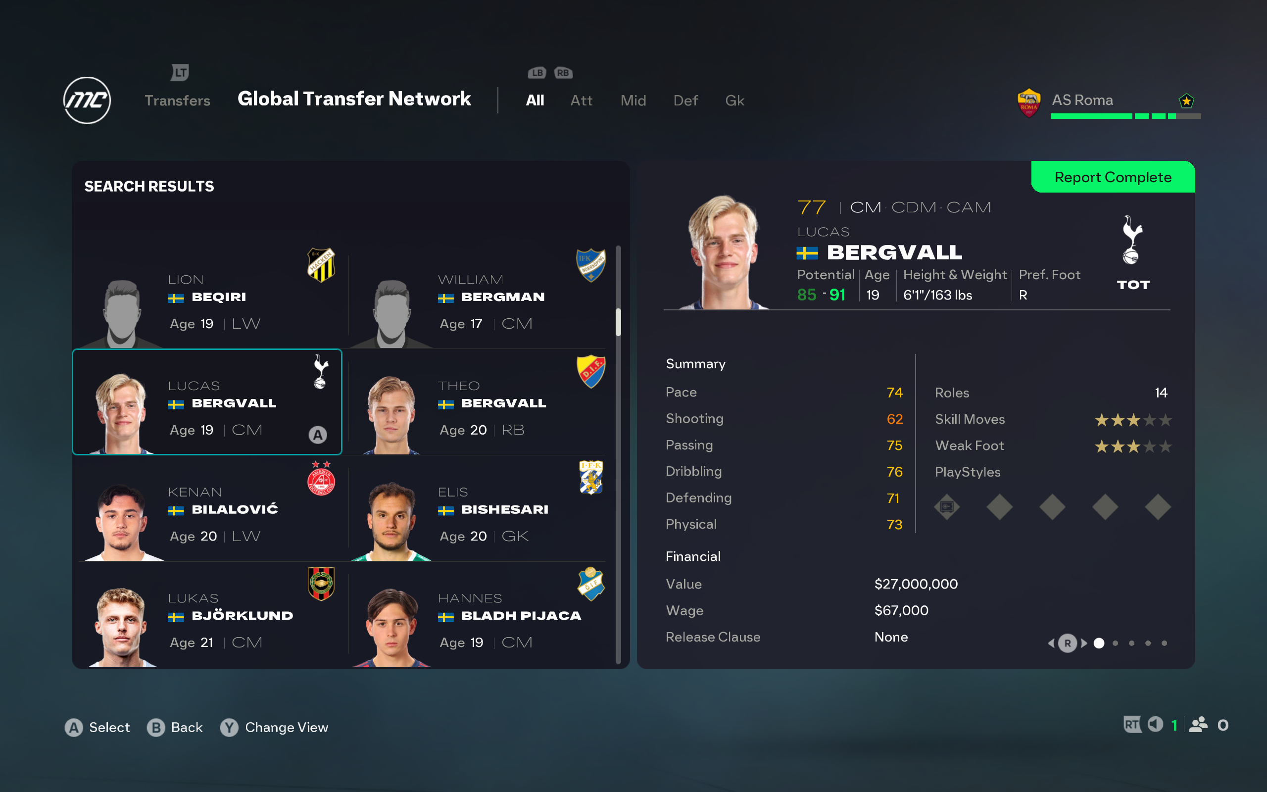 Lucas Bergvall Cm