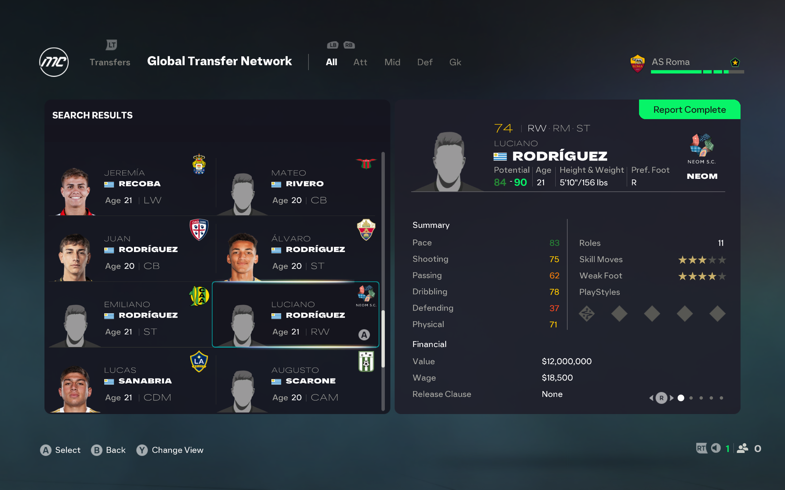 Luciano Rodriguez Rw
