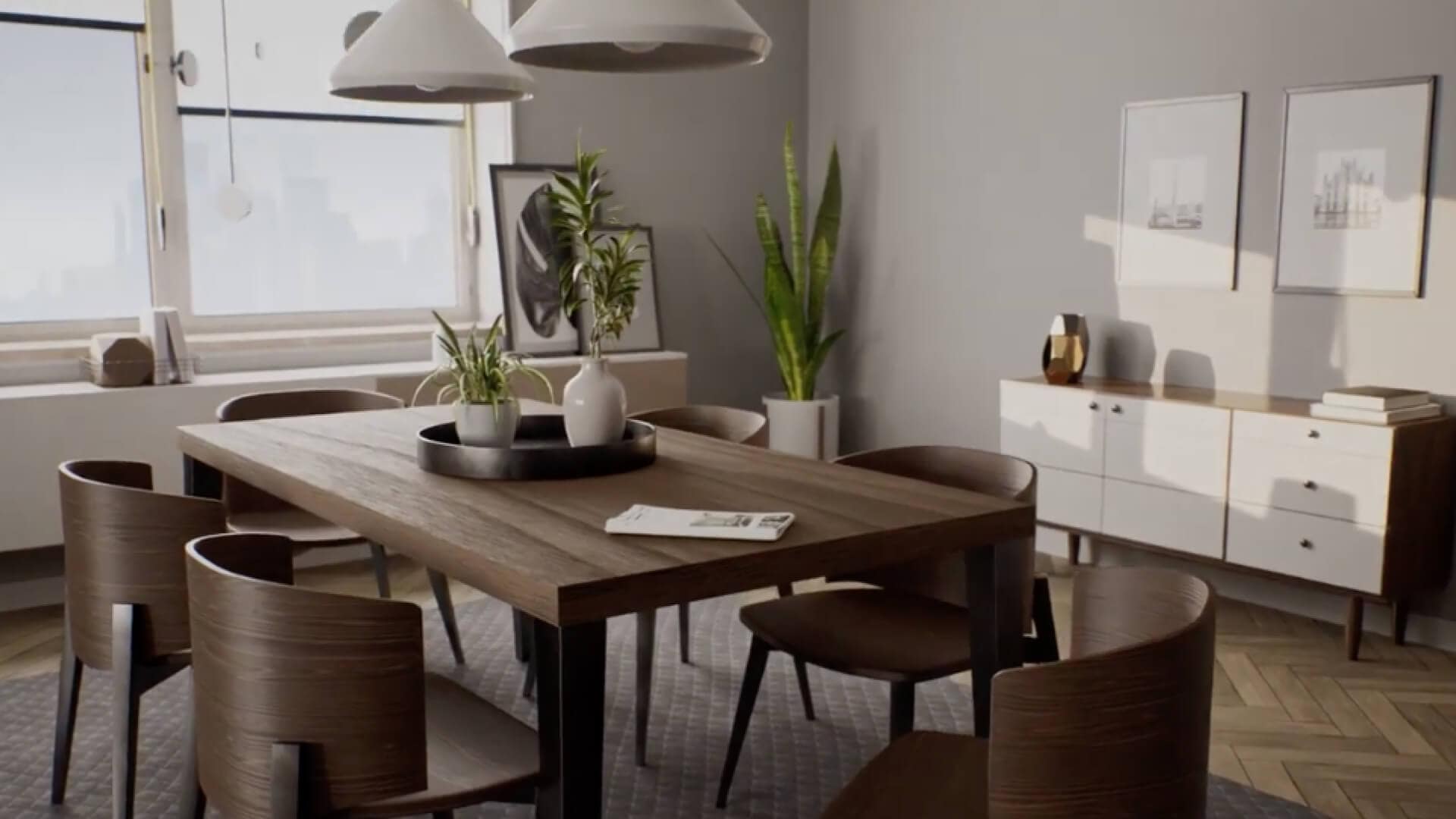 건축 시각화 인테리어 렌더링