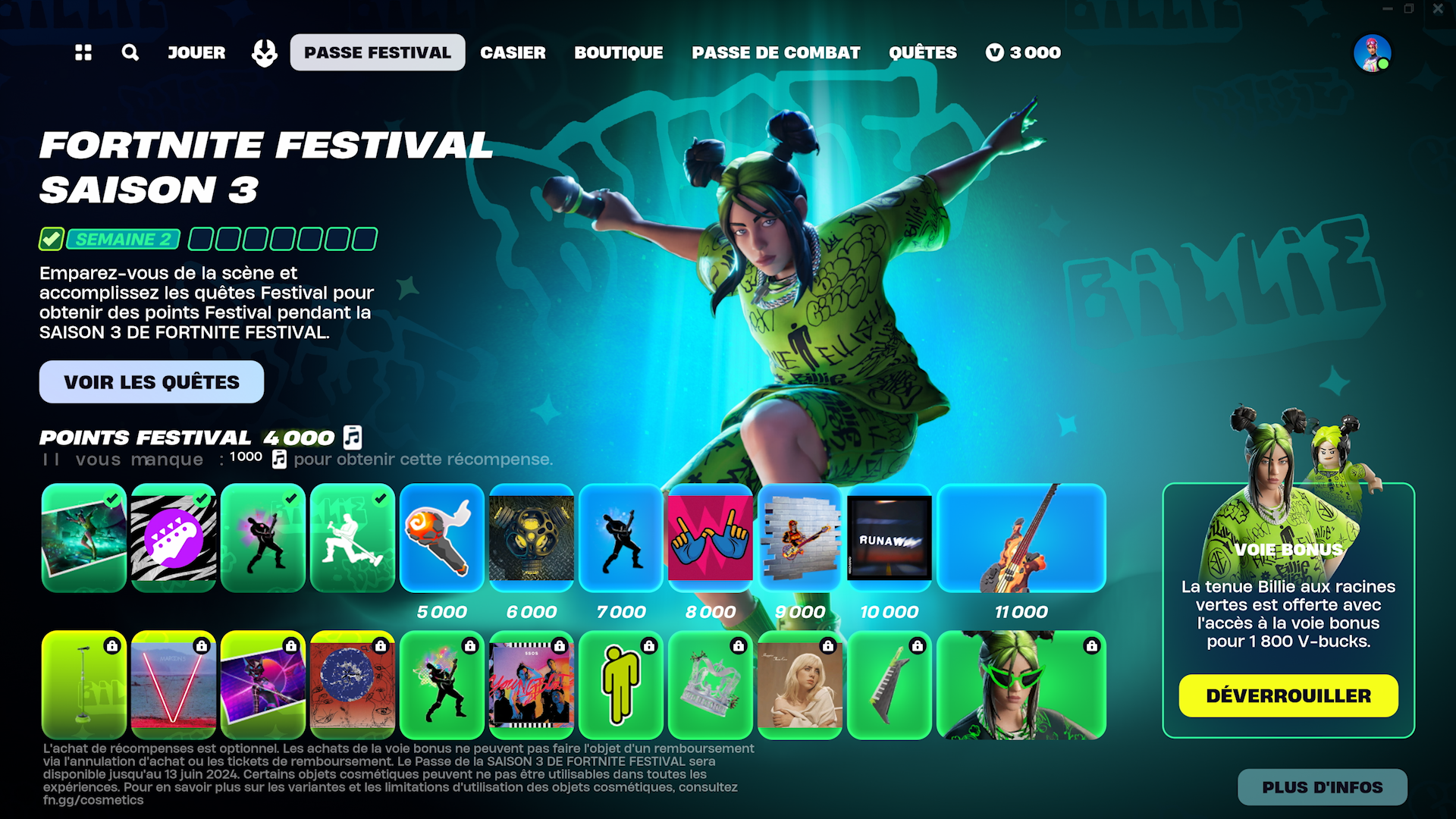 Season 3 Festival Pass French