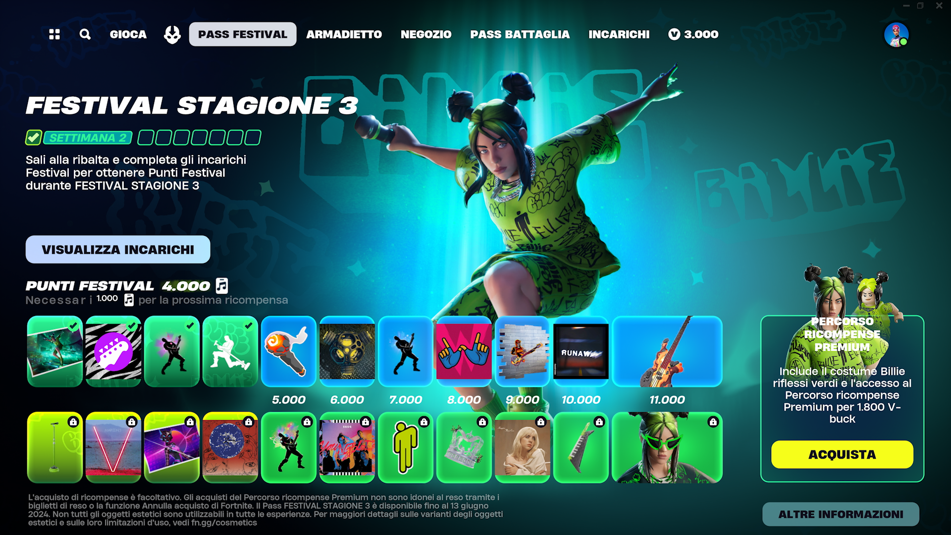 Season 3 Festival Pass Italian