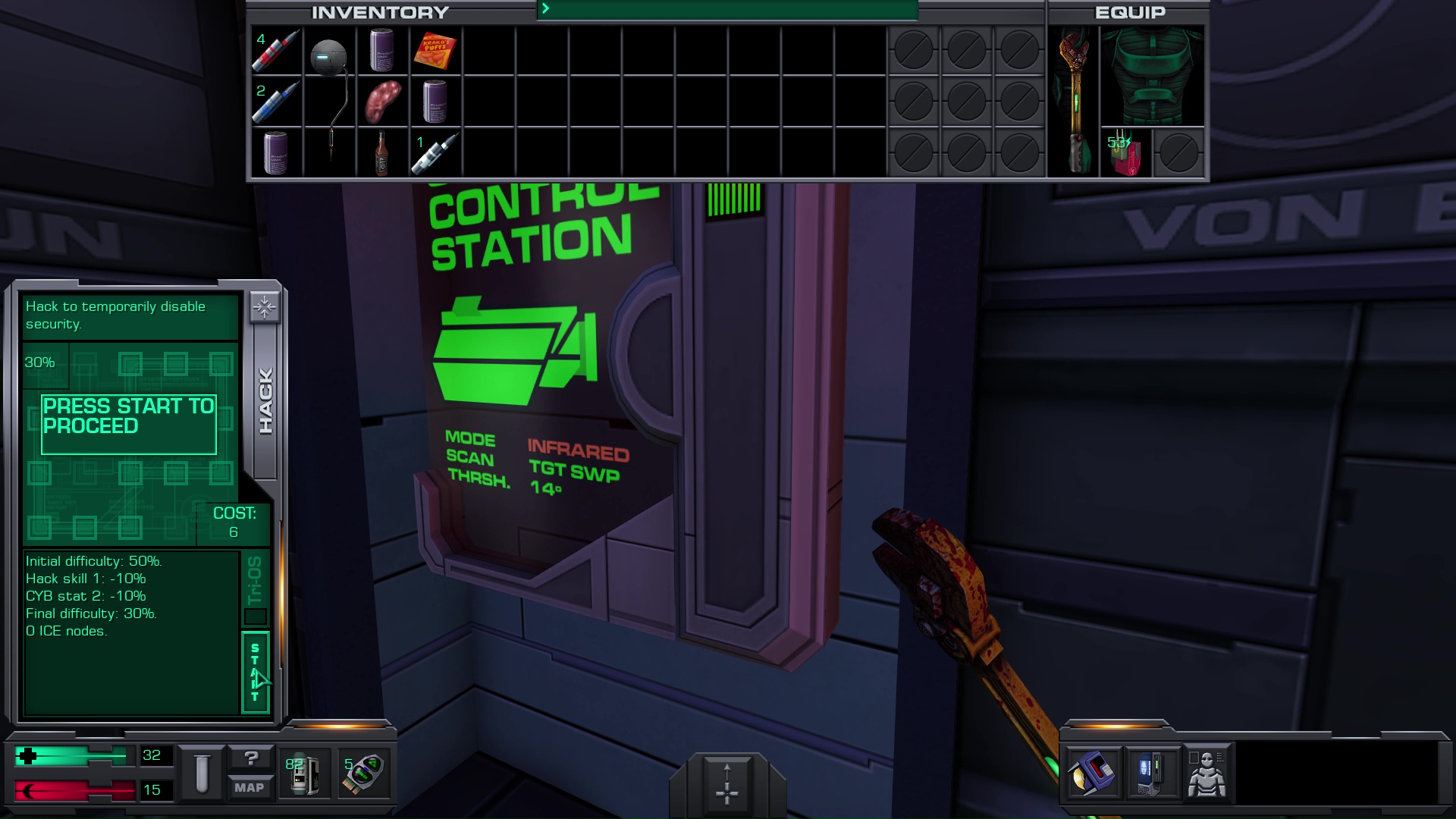 System Shock 2 Remaster Hack System