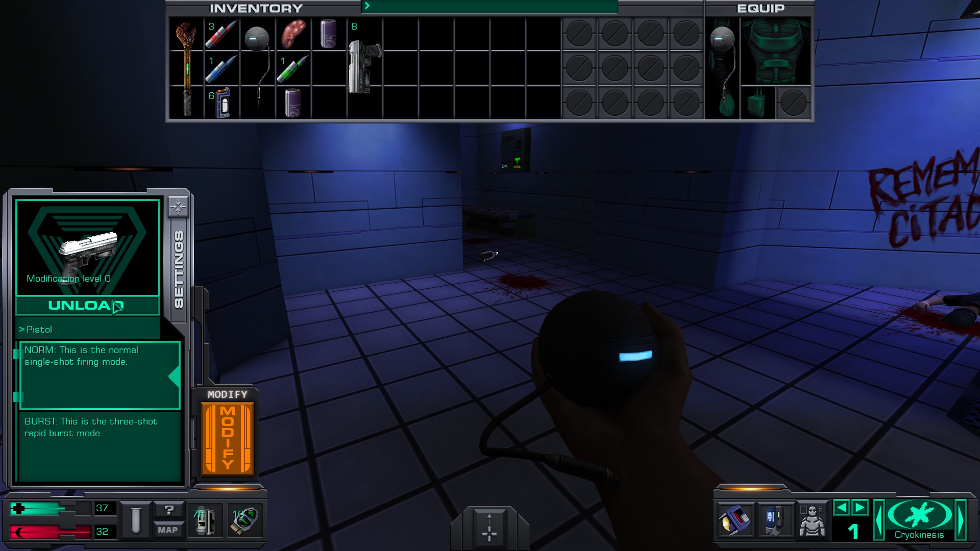 System Shock 2 Remaster Unload