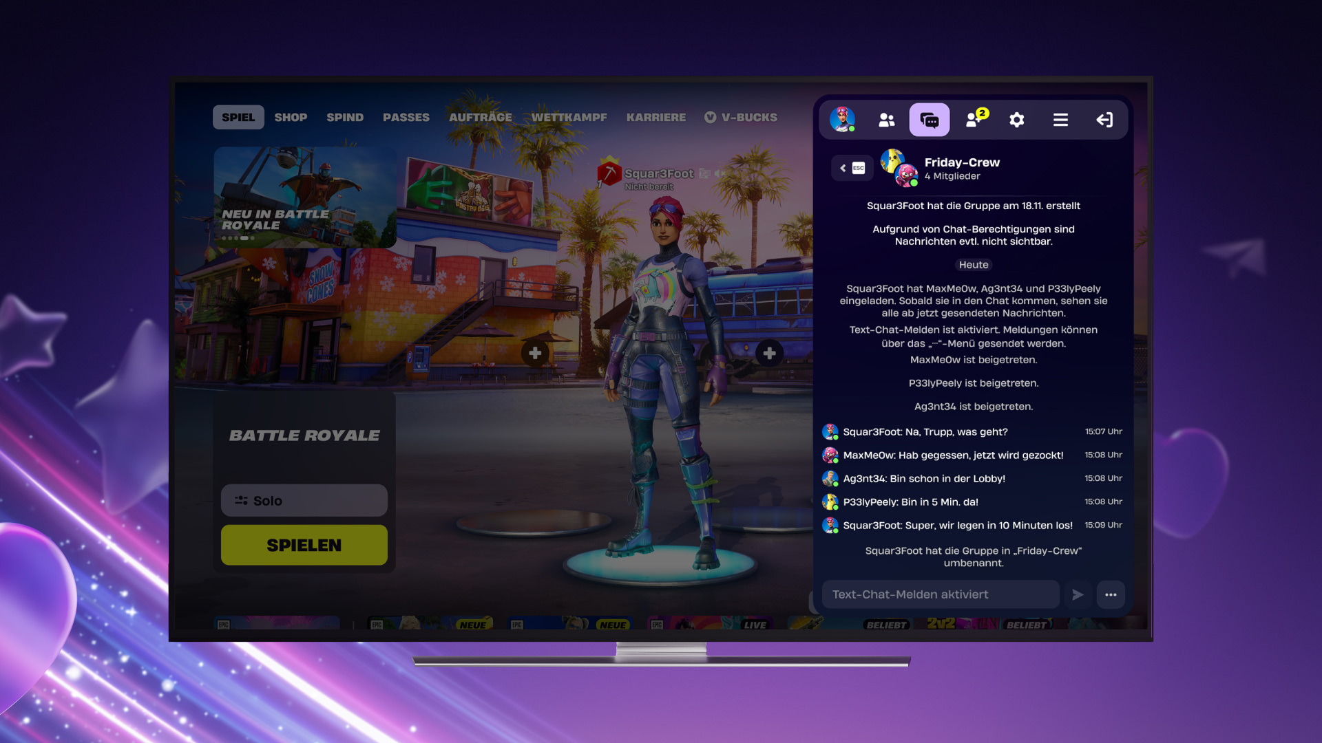 Fort Chat Der Text-Chat in Fortnite