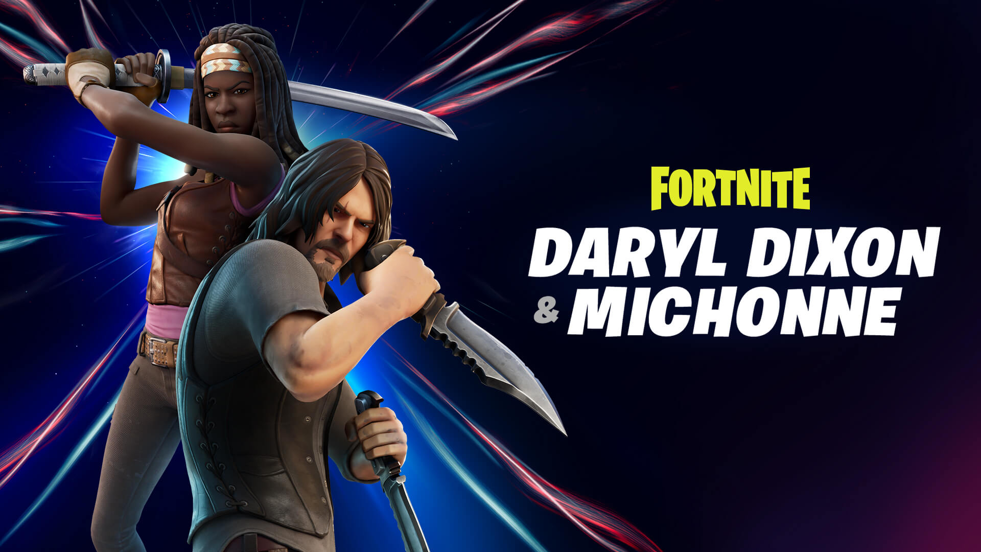 The Fortnite Daryl Dixon And Michonne Outfits