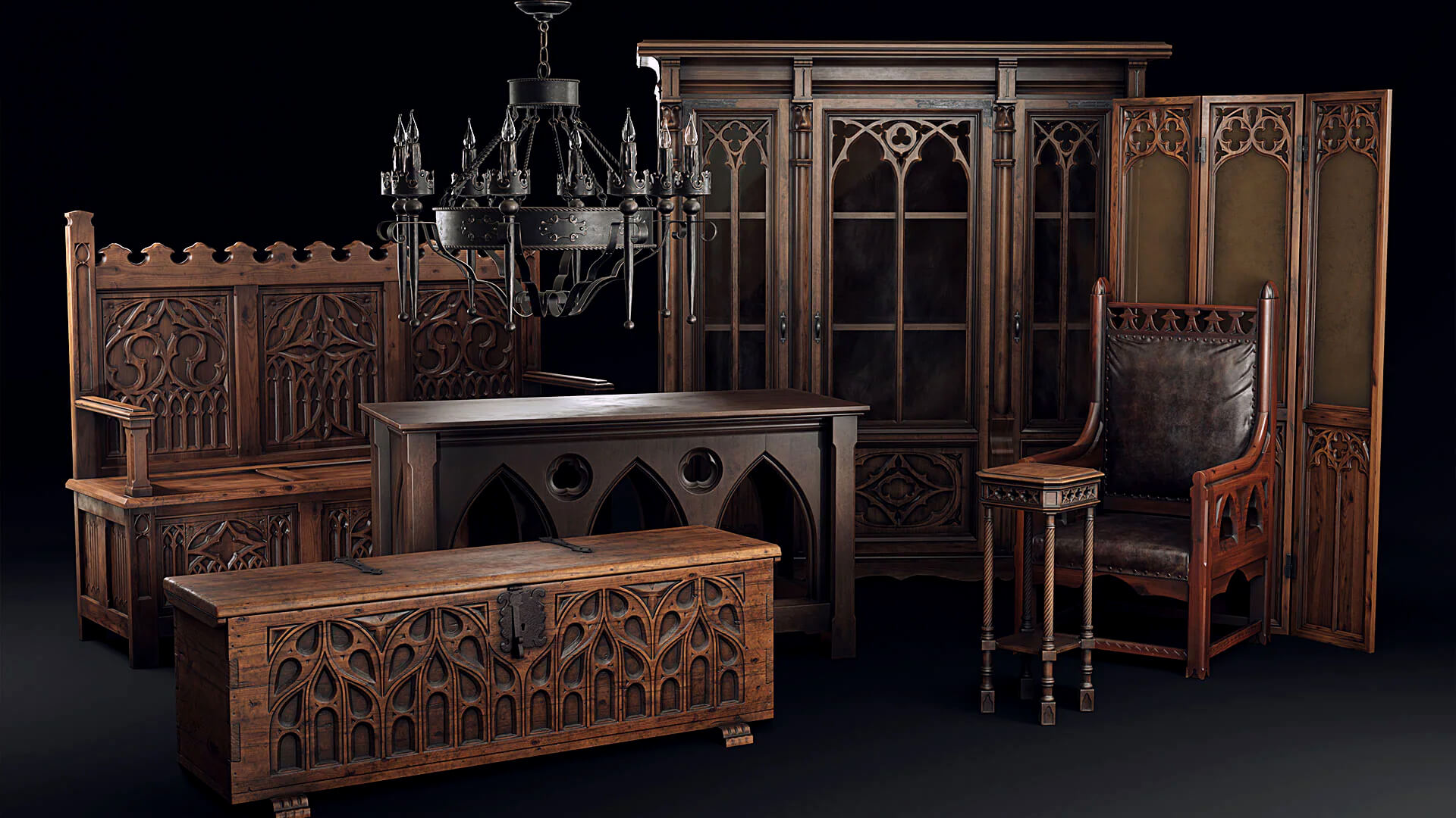 언리얼 엔진 마켓플레이스 2023년 4월 Gothic Furniture