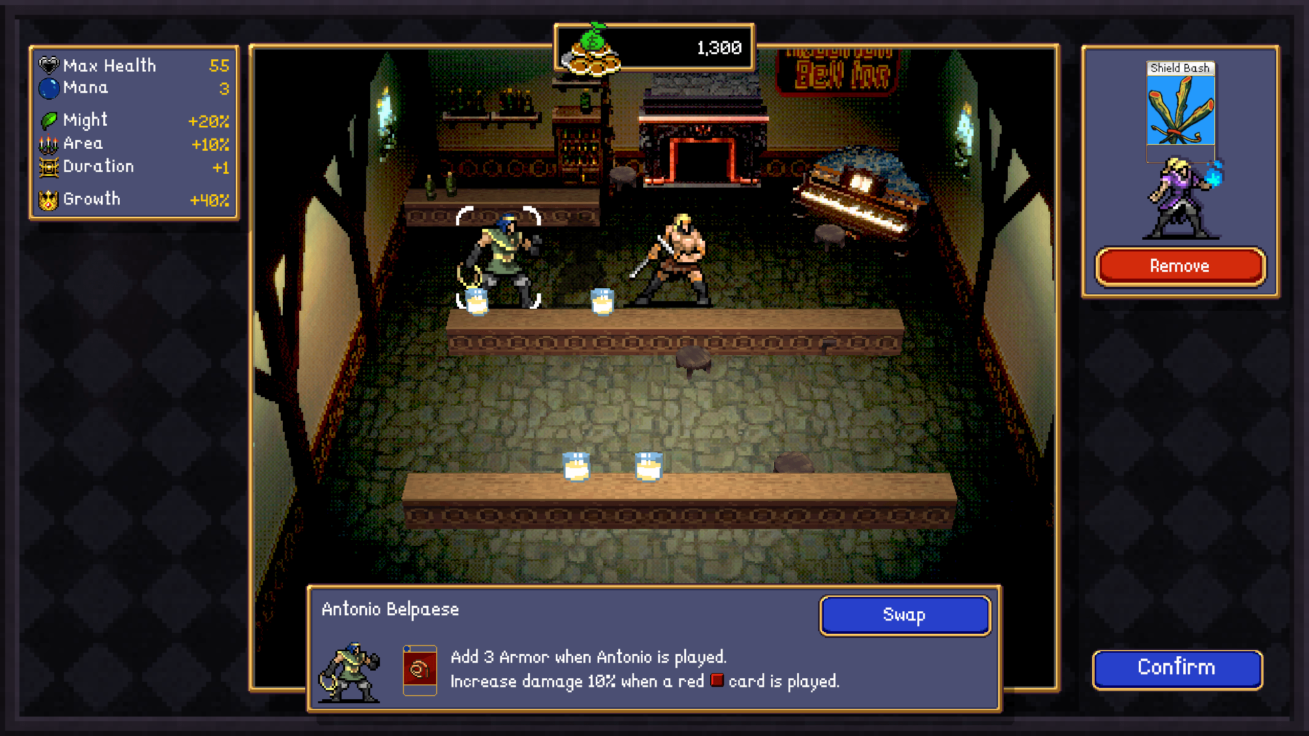 Vampire Crawlers Character Select