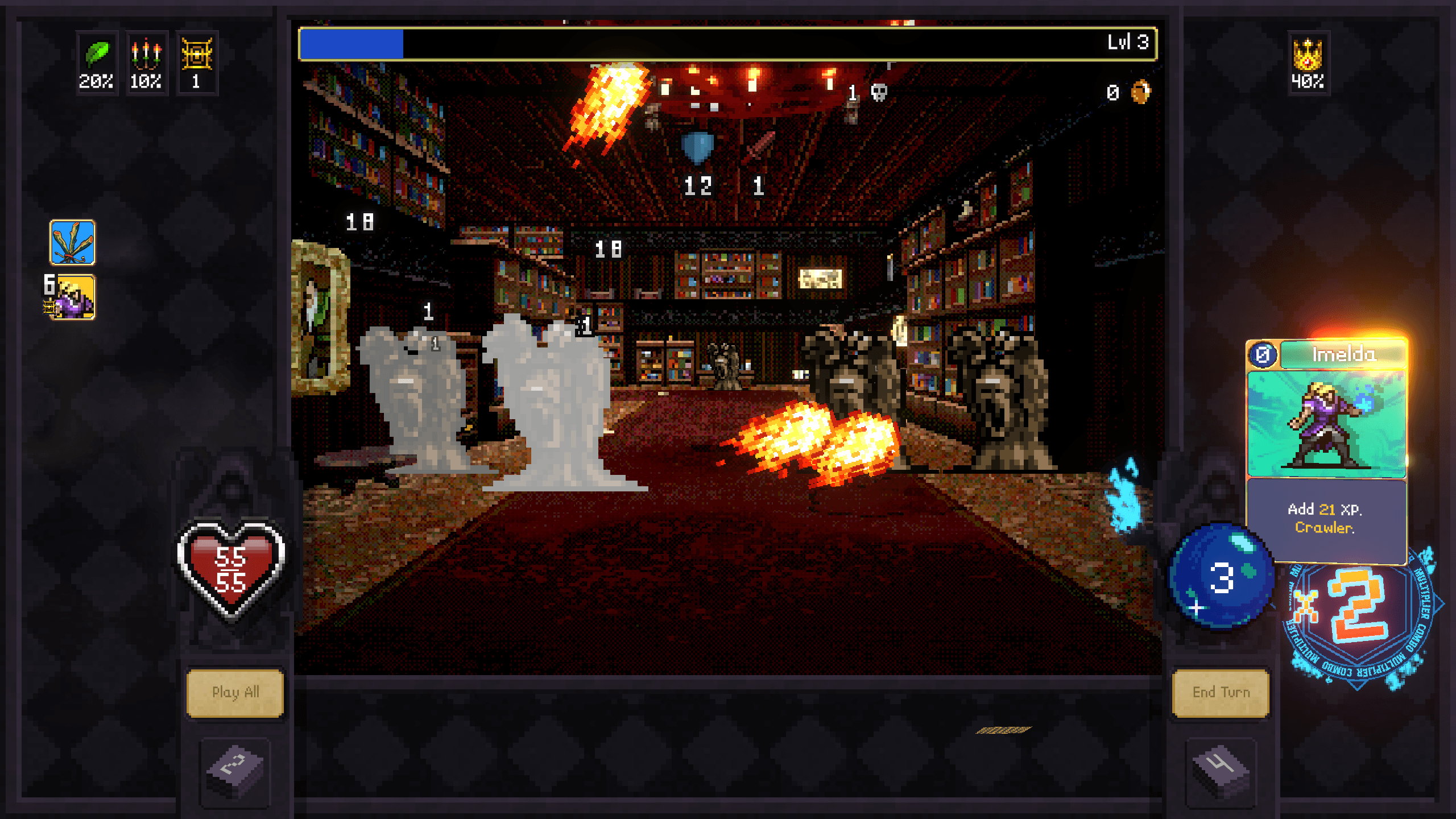 Vampire Crawlers Combat