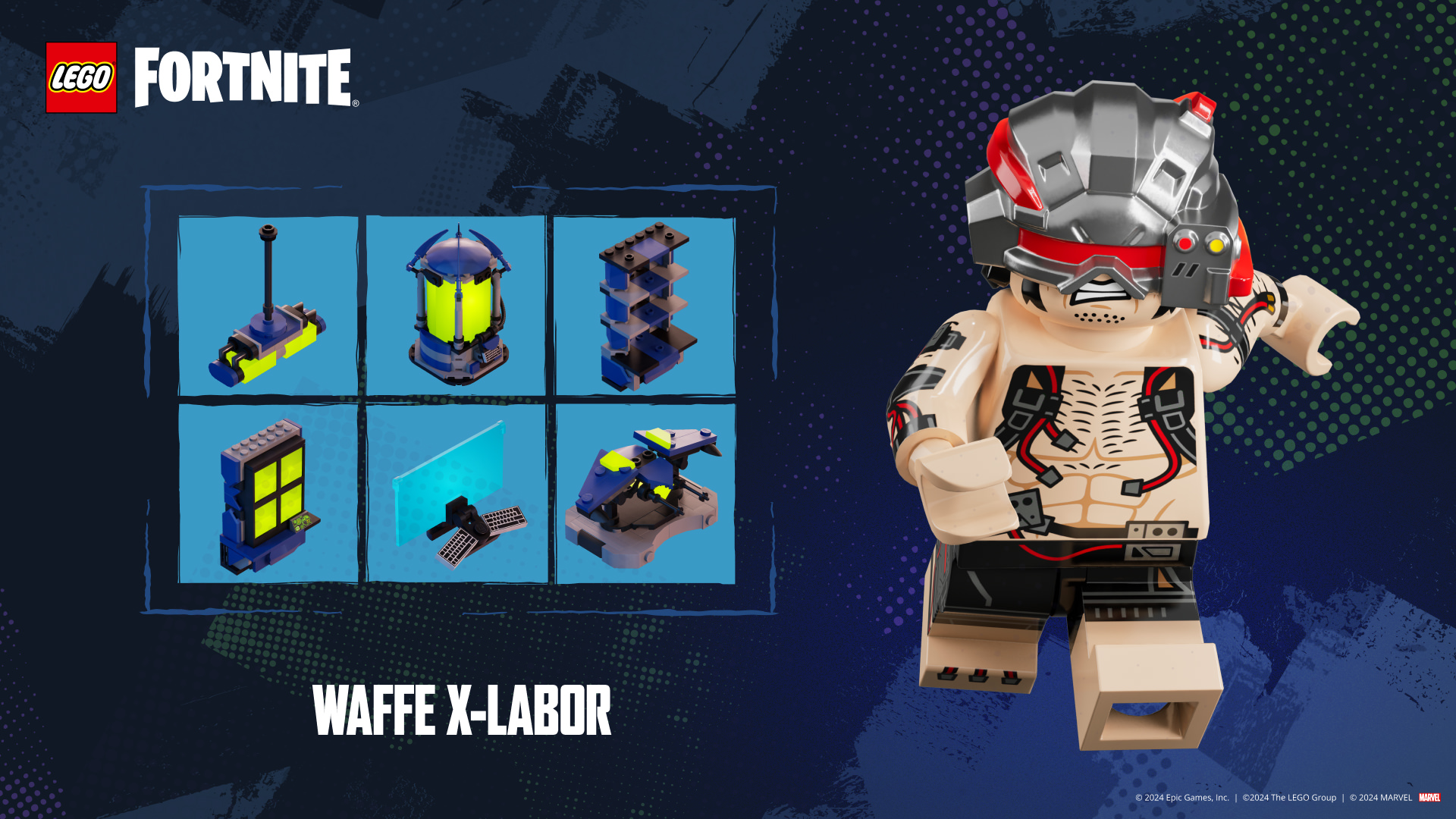 Weapon X Marvel Build Lego Fortnite DE