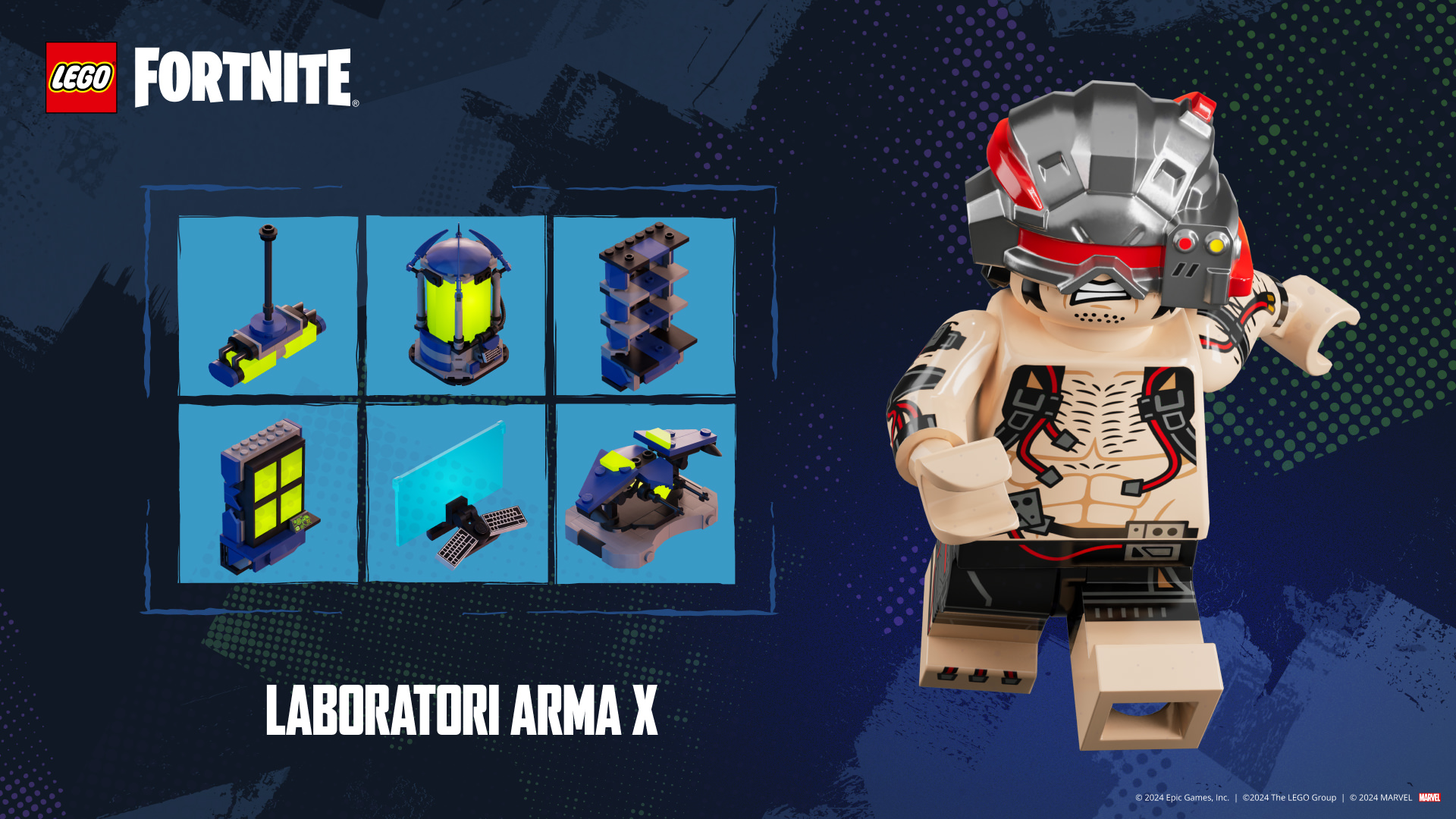 Weapon X Marvel Build Lego Fortnite IT