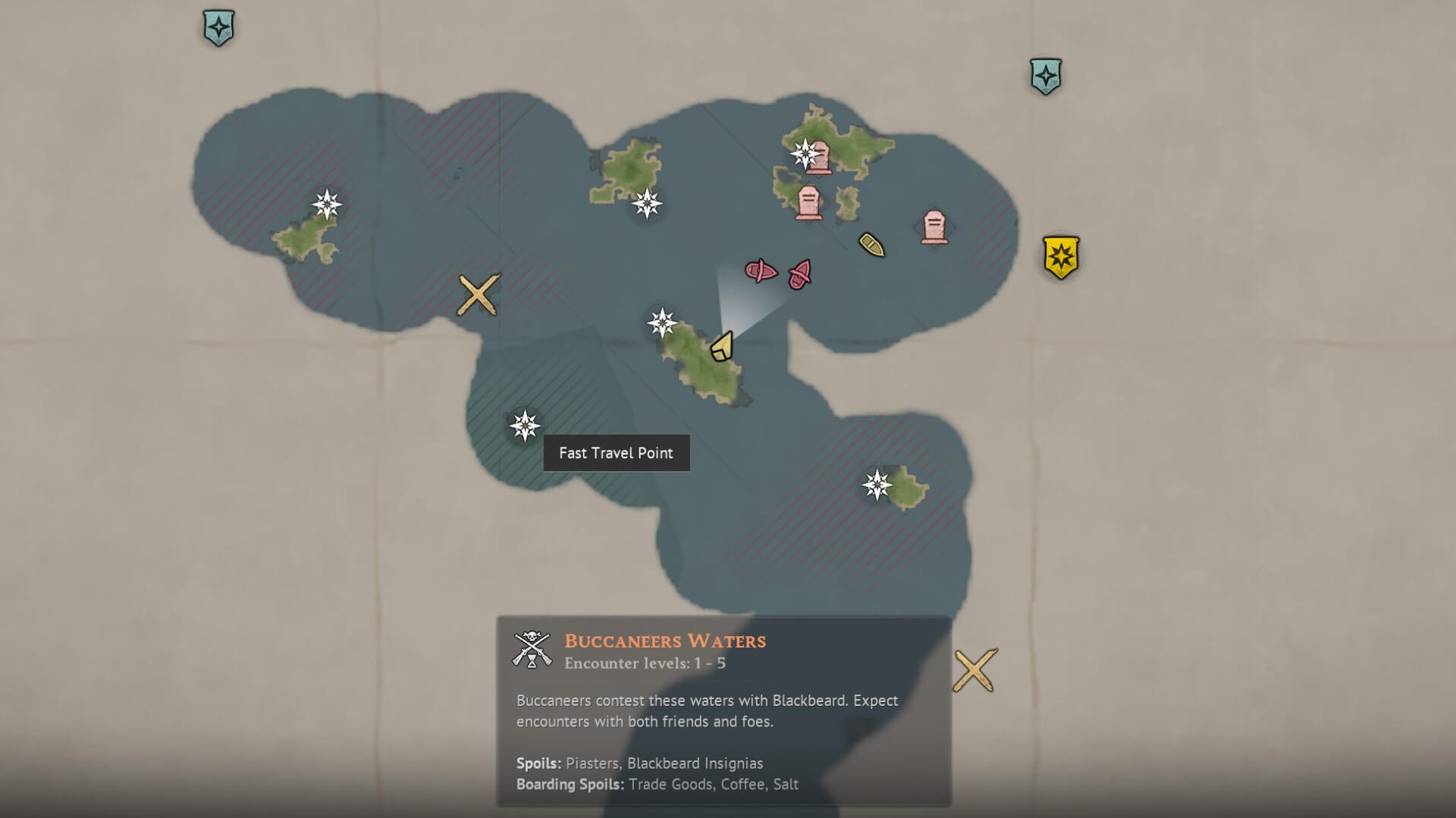 Windrose Faction Territories